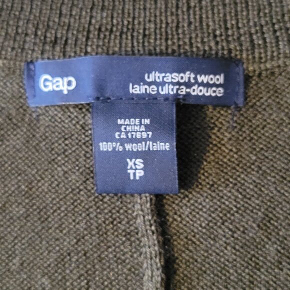 GAP V-Neck Wool Sweater Women's Size XS - Picture 5 of 8